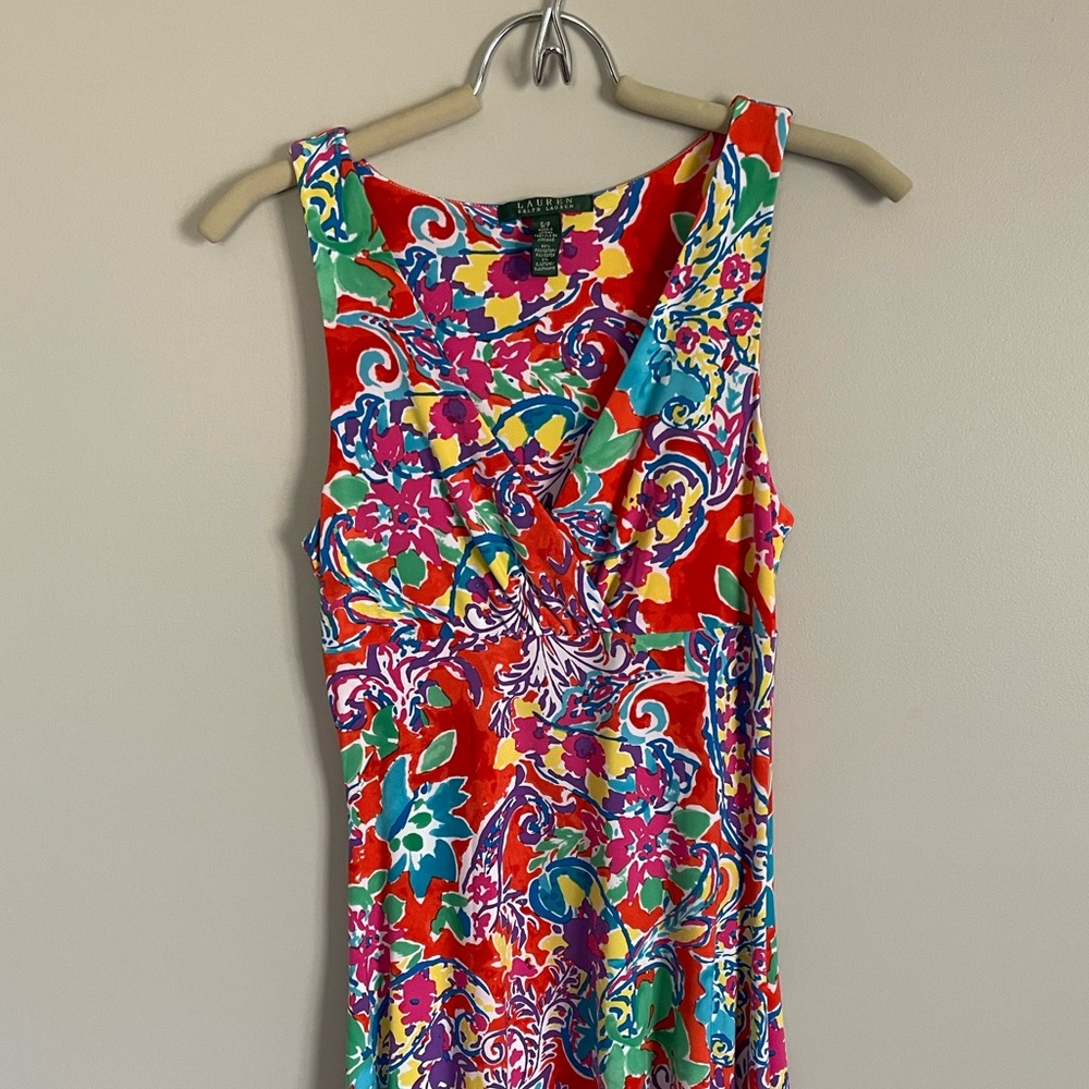 Ralph Lauren print dress size S/P